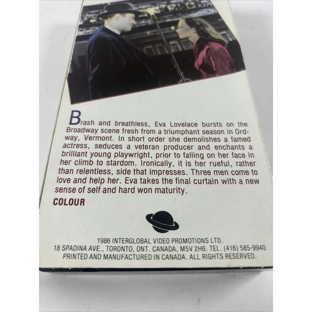 Stage Struck VHS Interglobal Video Canada